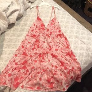 Floral Printed Beach Coverup